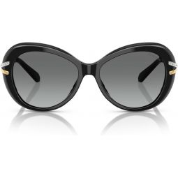 Swarovski Womeninchs Sk6026f Low Bridge Fit Butterfly Sunglasses