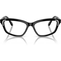 Swarovski Womeninchs Sk2034 Square Prescription Eyewear Frames