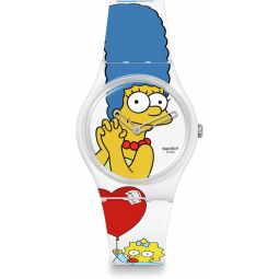 Swatch Gent Biosourced Unisex Watch Casual Plastic White Quartz Waterproof Best. Mom. Ever