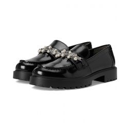 Womens Tory Burch Classic Embellished Lug Loafers