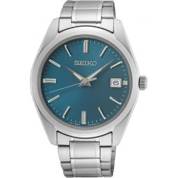 SEIKO Stainless Steel Blue dial Quartz Meninchs Watch SUR525