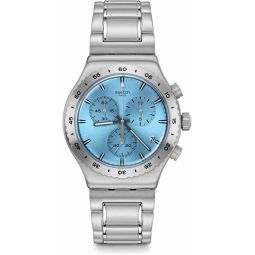 Swatch Dress Watch Blue Quartz Stainless Steel THAT'S SO PEACHY