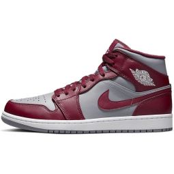 Jordan Meninchs Air 1 Mid, Team Red Grey White, 10.5