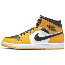 Nike Meninchs Air Jordan 1 Mid Sneaker, Taxi/White/Black, 11.5