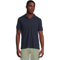 Mens Lacoste Classic Fit Buttonless Polo