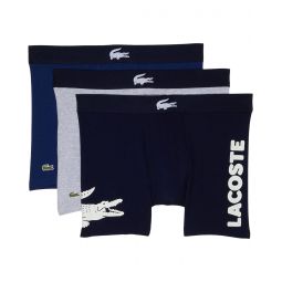 Lacoste 3-Pack Boxer Brief Causal Fashion Big Croc