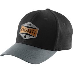 Carhartt Men's Rugged Flex Fitted Twill Trademark Graphic Cap