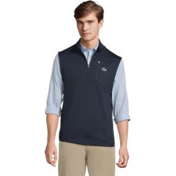 Mens Lacoste Sleeveless Quarter Zip Sweater