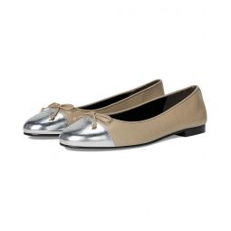 Womens Tory Burch Cap-Toe Ballet