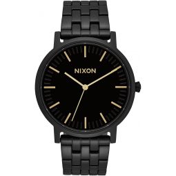 NIXON Porter A1057-50m Water Resistant Meninchs Analog Classic Watch (40mm Watch Face, 20-18mm Stainless Steel Band)