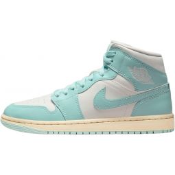 Jordan Nike Air 1 Mid Womens Sail/Light Dew-Muslin BQ6472-132 10
