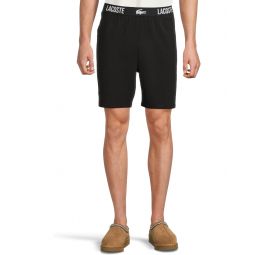 Mens Lacoste Graphic Waistband Pajama Shorts