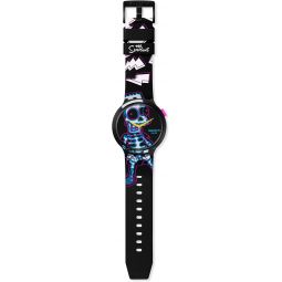 Swatch Big Bold Unisex Watch Casual Plastic Black Automatic Waterproof Aye Carumboo
