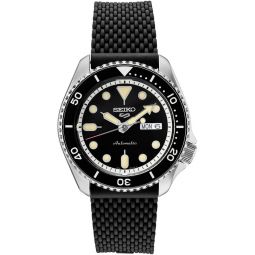 SEIKO SRPD95 5 Sports Meninchs Watch Black 42.5mm Stainless Steel