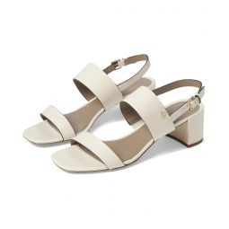 Womens Tory Burch 50 mm Double T Heel Sandals