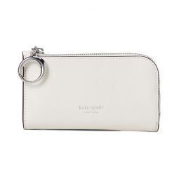 Kate Spade New York Halo Fine Grain Leather Small Slim Bifold Wallet