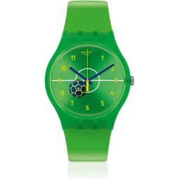 Swatch Entusiasmo Green Dial Unisex Watch SUOZ175