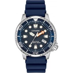 Citizen Promaster Dive Eco-Drive Watch, 3-Hand Date, ISO Certified, Luminous Hands and Markers, Rotating Bezel