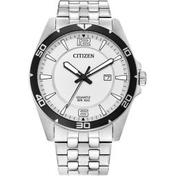 Citizen Quartz Men's Watch, Stainless Steel, Classic