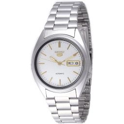 Seiko 5 Mens Automatic Stainless Steel Watch #SNXG47K1