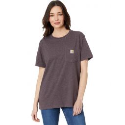 Womens Carhartt WK87 Workwear Pocket Short Sleeve T-Shirt