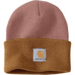 Carhartt Mens Knit Cuffed Two-Tone Beanie