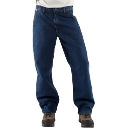 Mens Carhartt Big & Tall Flame-Resistant Signature Denim Dungarees