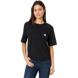 Womens Carhartt Loose Fit Lightweight Short Sleeve Crew Neck T-Shirt