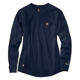 Womens Carhartt Flame-Resistant Force Cotton Long Sleeve Crew