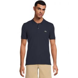 Mens Lacoste Short Sleeve Slim Fit Pique Polo