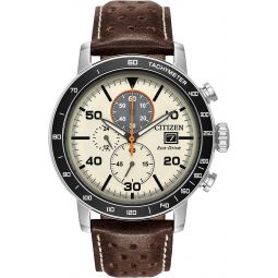 Citizen Meninchs Eco-Drive Weekender Brycen Chronograph Watch Stainless Steel Case