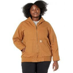 Womens Carhartt Plus Size WJ130 Washed Duck Active Jacket