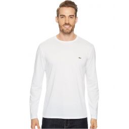 Mens Lacoste Long Sleeve Pima Jersey Crew Neck T-Shirt