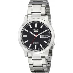 SEIKO Men's SNK795 SEIKO 5 Automatic Stainless Steel Watch with Black Dial