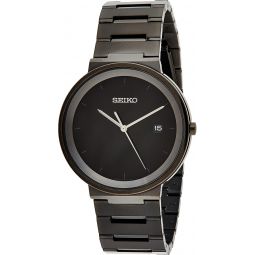 Seiko Mens Essential CONTEMP Black ION Finish