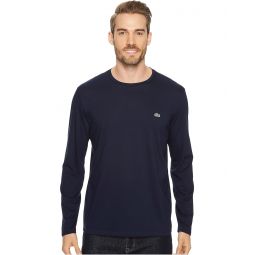 Mens Lacoste Long Sleeve Pima Jersey Crew Neck T-Shirt