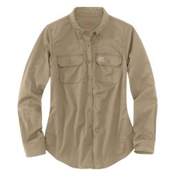 Womens Carhartt Flame-Resistant Rugged Flex Twill Shirt