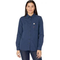 Womens Carhartt Flame-Resistant Force Relaxed Fit Long Sleeve Shirt