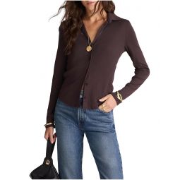 Womens Madewell Camp Long Sleeve Top