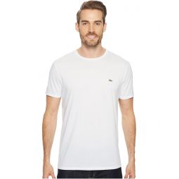 Mens Lacoste Short Sleeve Pima Crew Neck Tee