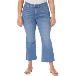 Womens Madewell Plus Kick Out Crop Jeans in Cherryville Wash: Raw-Hem Edition