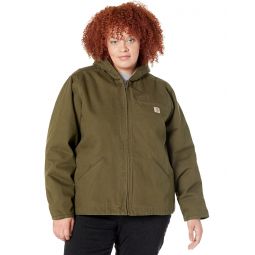 Womens Carhartt Plus Size OJ141 Sherpa Lined Hooded Jacket