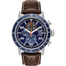 Citizen Meninchs Eco-Drive Weekender Brycen Chronograph Watch Stainless Steel Case