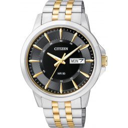 Citizen Quartz Mens Watch, Stainless Steel, Classic, Two-Tone (Model: BF2018-52E)