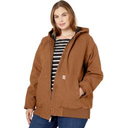 Womens Carhartt WJ130 Washed Duck Active Jacket