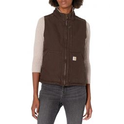Womens Carhartt OV277 Sherpa Lined Mock Neck Vest