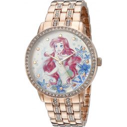 Disney Adult Glitz Analog Quartz CZ Bracelet Watch