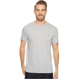 Mens Lacoste Short Sleeve Pima Crew Neck Tee