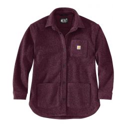 Womens Carhartt Loose Fit Fleece Shirt Jacket