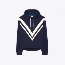 FRENCH TERRY CHEVRON HOODIE